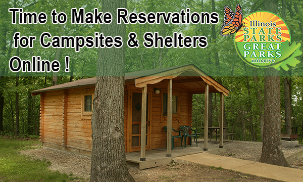 Reservation for Campsites, Shelters, at our Parks